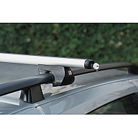 Car roof rack on integrated and manufacturer rails - ALFA AERO with lock _ car / accessories